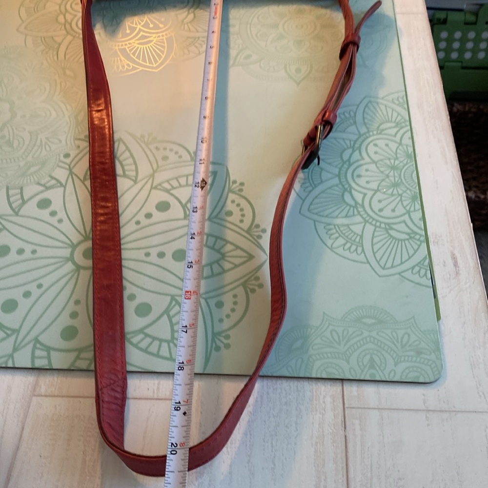 Frye Red Leather Crossbody Bag - Picture 10 of 13